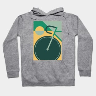 Modern Art Bicycle Cycling Graphic Hoodie